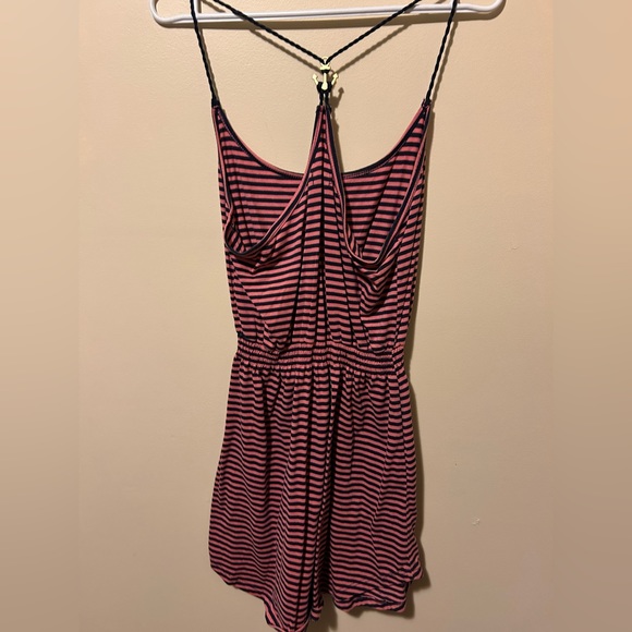 Cute spaghetti strap mini dress with anchor detail - Picture 2 of 4